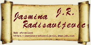 Jasmina Radisavljević vizit kartica